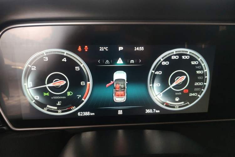 Used Hongqi HS5 2019 2.0T Smart Connect Flagship Edition Instrument Cluster