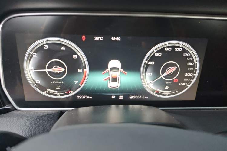 Used Hongqi HS5 2019 2.0T Smart Connect Flagship Edition Instrument Cluster