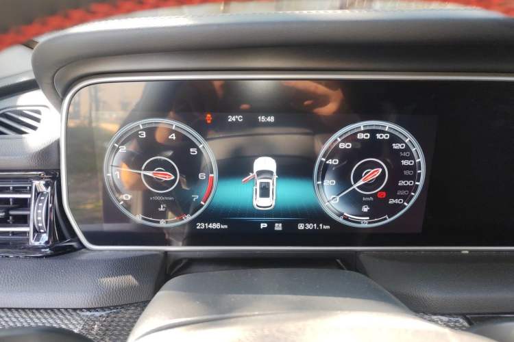 Used Hongqi HS5 2019 2.0T Smart Connect Flagship All-Wheel-Drive Version Instrument Cluster