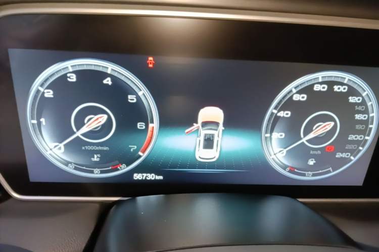 Used Hongqi HS5 2019 2.0T Smart Connect Flagship All-Wheel-Drive Version Instrument Cluster