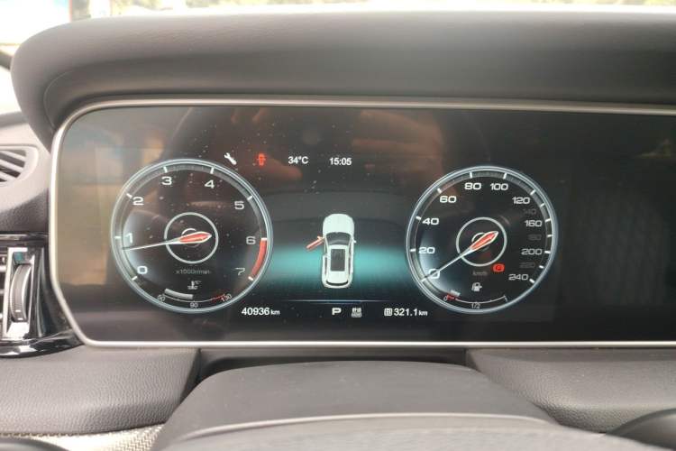 Used Hongqi HS5 2019 2.0T Smart Connect Flagship All-Wheel-Drive Version Instrument Cluster