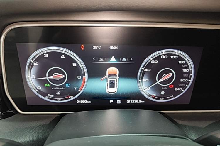 Used Hongqi HS5 2019 2.0T Smart Connect Flagship All-Wheel-Drive Version Instrument Cluster