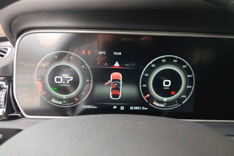 Used Hongqi HS5 2019 2.0T Smart Connect Flagship All-Wheel-Drive Version Instrument Cluster