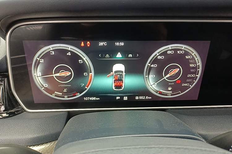 Used Hongqi HS5 2019 2.0T Smart Connect Flagship Edition Instrument Cluster