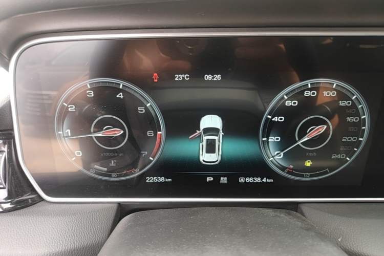 Used Hongqi HS5 2019 2.0T Smart Connect Flagship Edition Instrument Cluster