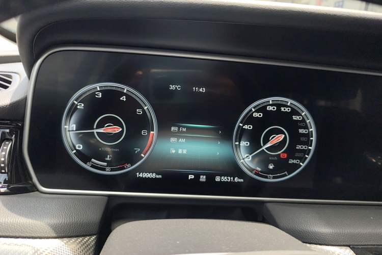 Used Hongqi HS5 2019 2.0T Smart Connect Flagship Edition Instrument Cluster
