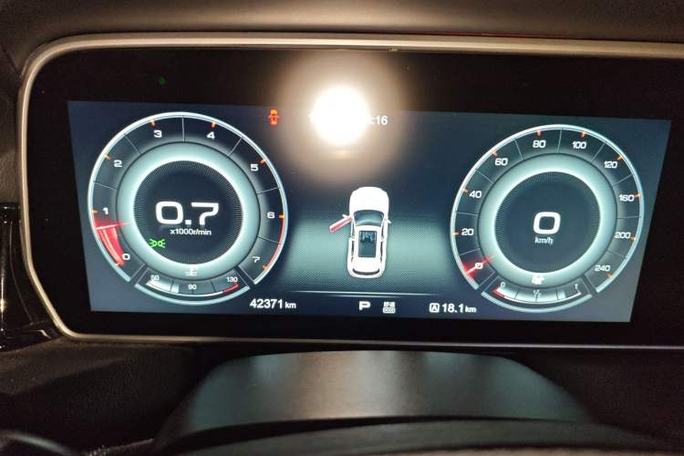 Used Hongqi HS5 2019 2.0T Smart Connect Flagship Edition Instrument Cluster