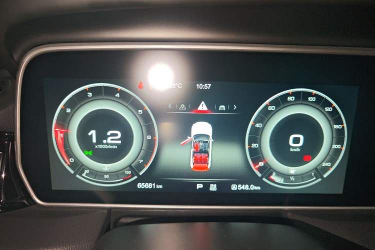 Used Hongqi HS5 2019 2.0T Smart Connect Flagship All-Wheel-Drive Version Instrument Cluster