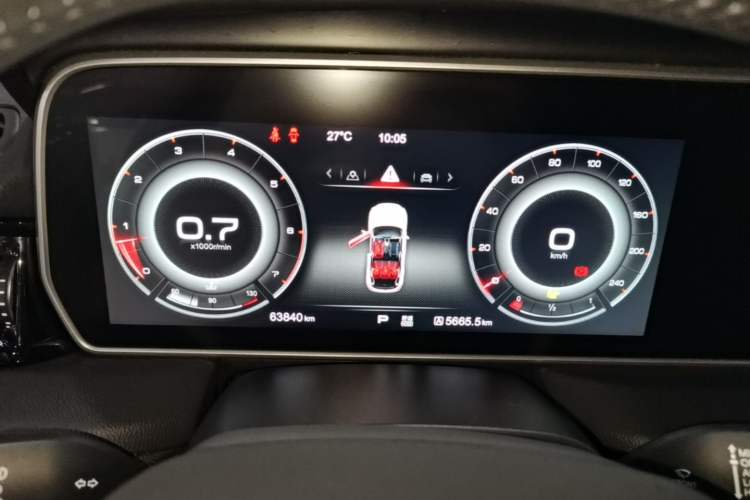Used Hongqi HS5 2019 2.0T Smart Connect Flagship All-Wheel-Drive Version Instrument Cluster