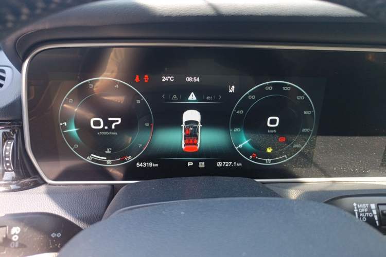 Used Hongqi HS5 2019 2.0T Smart Connect Flagship Edition Instrument Cluster