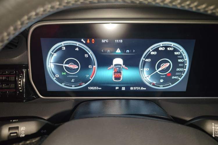 Used Hongqi HS5 2019 2.0T Smart Connect Flagship Edition Instrument Cluster