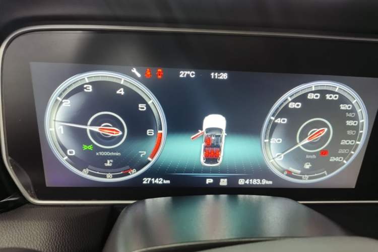 Used Hongqi HS5 2019 2.0T Smart Connect Flagship Edition Instrument Cluster