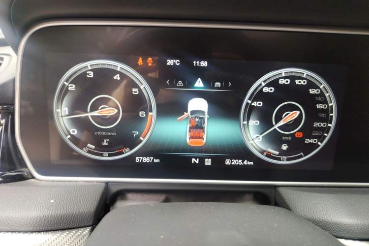 Used Hongqi HS5 2019 2.0T Smart Connect Flagship Edition Instrument Cluster