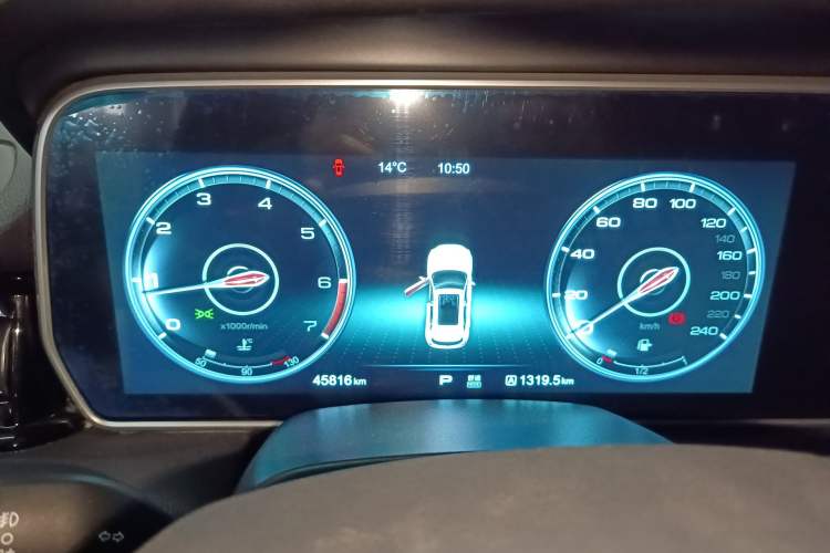 Used Hongqi HS5 2019 2.0T Smart Connect Flagship Edition Instrument Cluster
