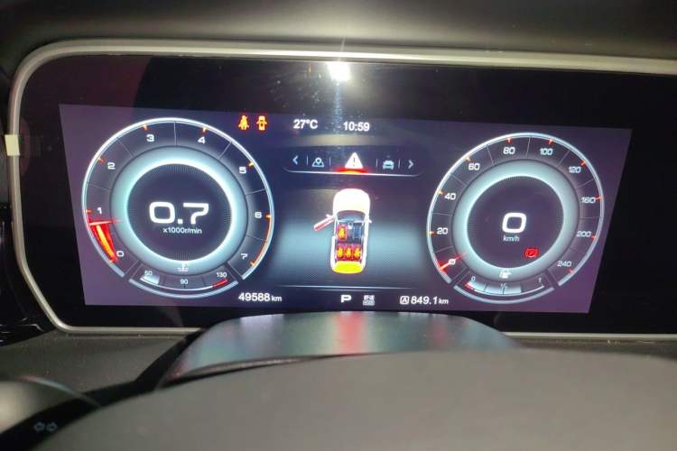 Used Hongqi HS5 2019 2.0T Smart Connect Flagship All-Wheel-Drive Version Instrument Cluster