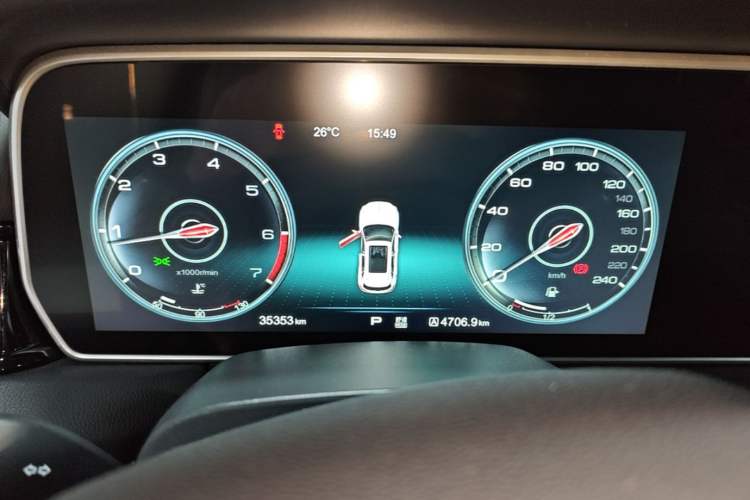 Used Hongqi HS5 2019 2.0T Smart Connect Flagship Edition Instrument Cluster
