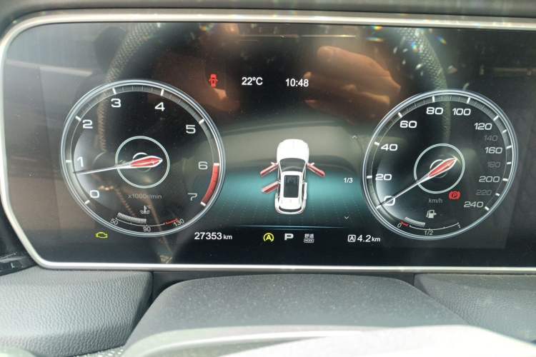 Used Hongqi HS5 2019 2.0T Smart Connect Flagship Edition Instrument Cluster