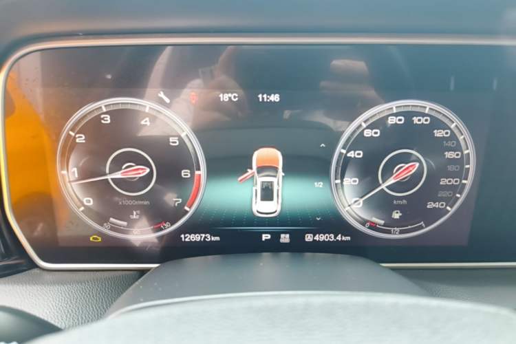 Used Hongqi HS5 2019 2.0T Smart Connect Flagship All-Wheel-Drive Version Instrument Cluster