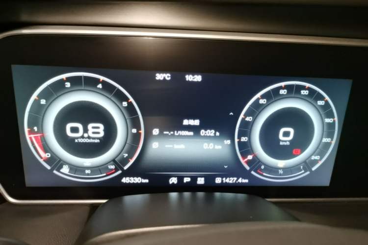 Used Hongqi HS5 2019 2.0T Smart Connect Flagship Edition Instrument Cluster