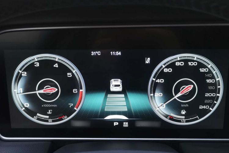 Used Hongqi HS5 2019 2.0T Smart Connect Flagship Edition Instrument Cluster