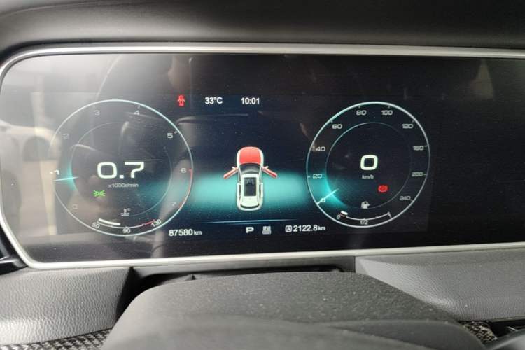 Used Hongqi HS5 2019 2.0T Smart Connect Flagship All-Wheel-Drive Version Instrument Cluster