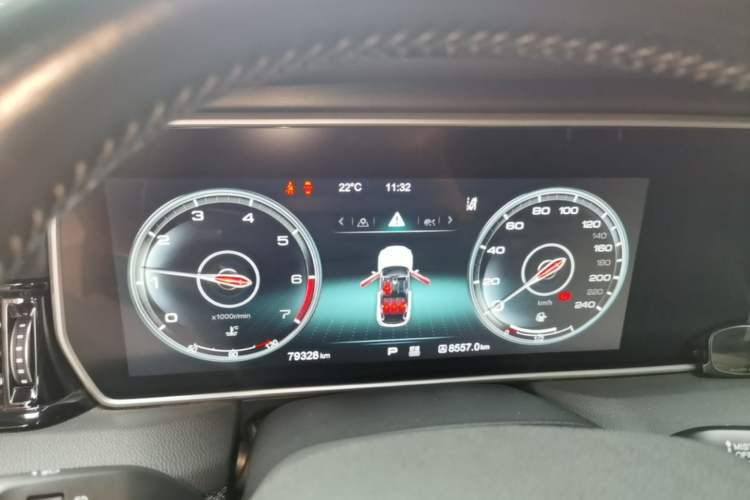 Used Hongqi HS5 2019 2.0T Smart Connect Flagship All-Wheel-Drive Version Instrument Cluster