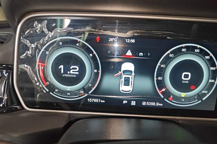 Used Hongqi HS5 2019 2.0T Smart Connect Flagship All-Wheel-Drive Version Instrument Cluster