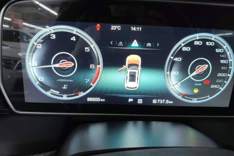 Used Hongqi HS5 2019 2.0T Smart Connect Flagship Edition Instrument Cluster