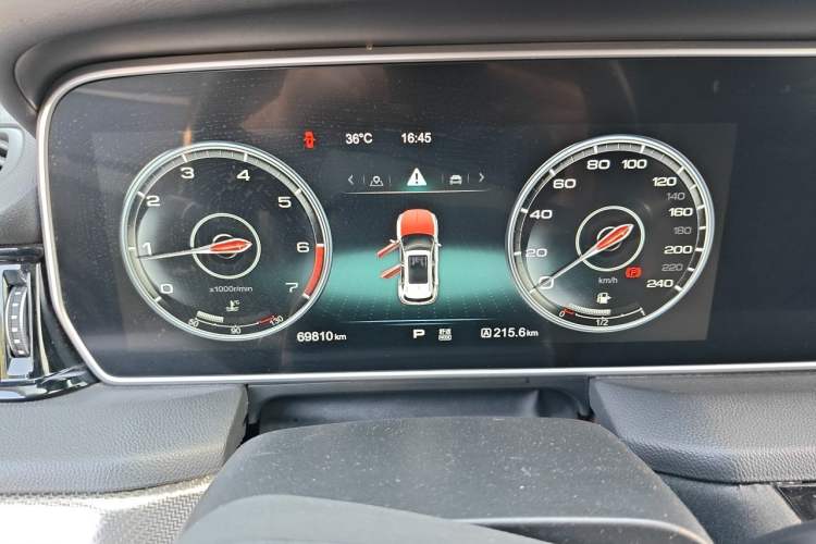 Used Hongqi HS5 2019 2.0T Smart Connect Flagship Edition Instrument Cluster