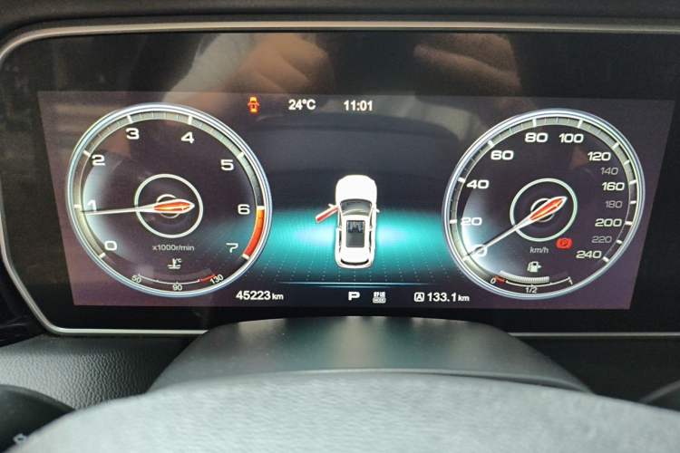 Used Hongqi HS5 2019 2.0T Smart Connect Flagship All-Wheel-Drive Version Instrument Cluster
