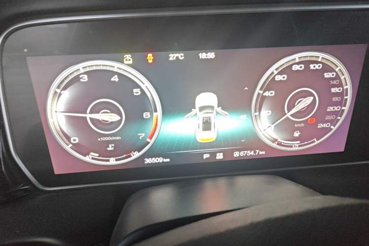 Used Hongqi HS5 2019 2.0T Smart Connect Flagship Edition Instrument Cluster