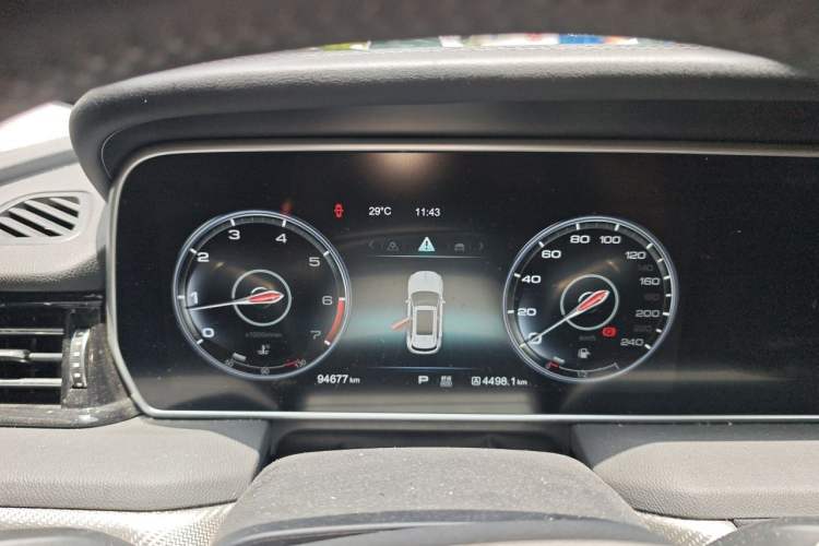 Used Hongqi HS5 2019 2.0T Smart Connect Flagship Edition Instrument Cluster