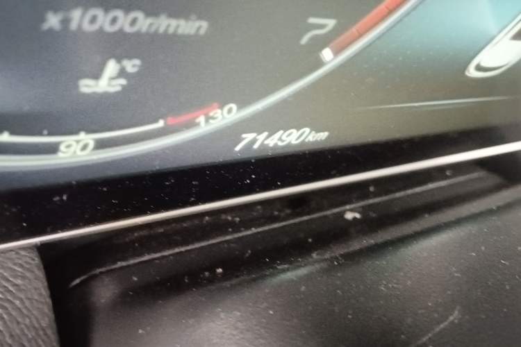 Used Hongqi HS5 2019 2.0T Smart Connect Flagship All-Wheel-Drive Version Odometer Close Up