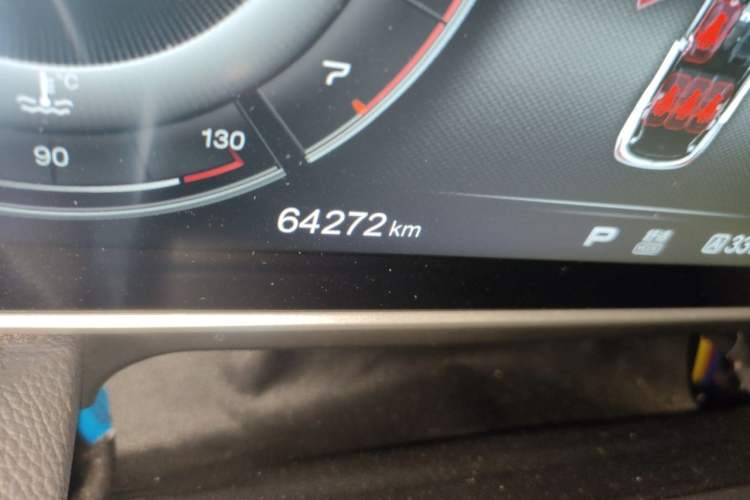 Used Hongqi HS5 2019 2.0T Smart Connect Flagship Edition Odometer Close Up