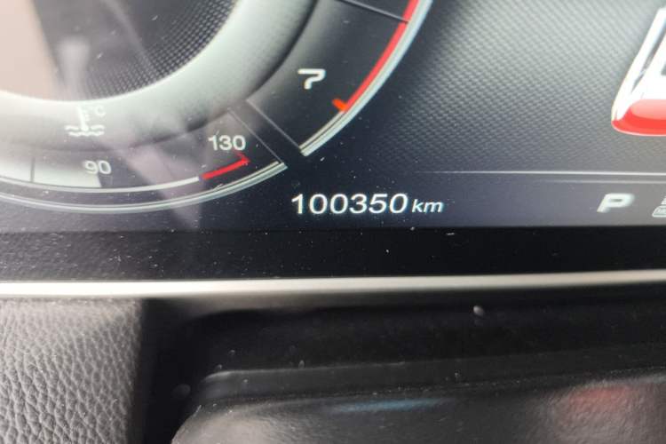 Used Hongqi HS5 2019 2.0T Smart Connect Flagship Edition Odometer Close Up
