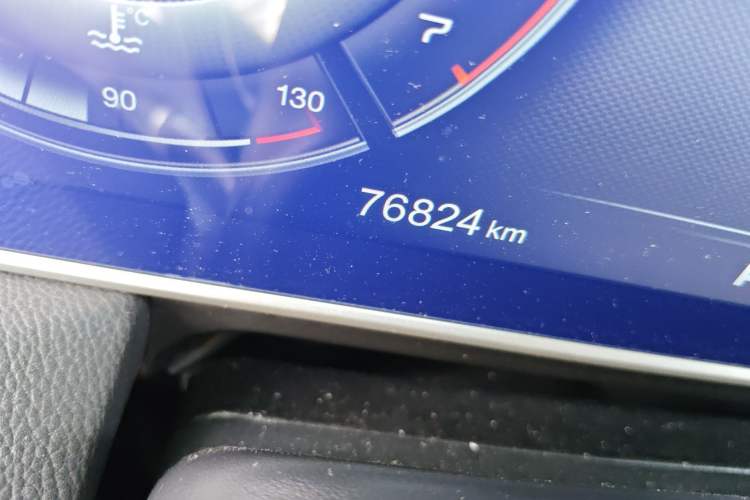 Used Hongqi HS5 2019 2.0T Smart Connect Flagship Edition Odometer Close Up