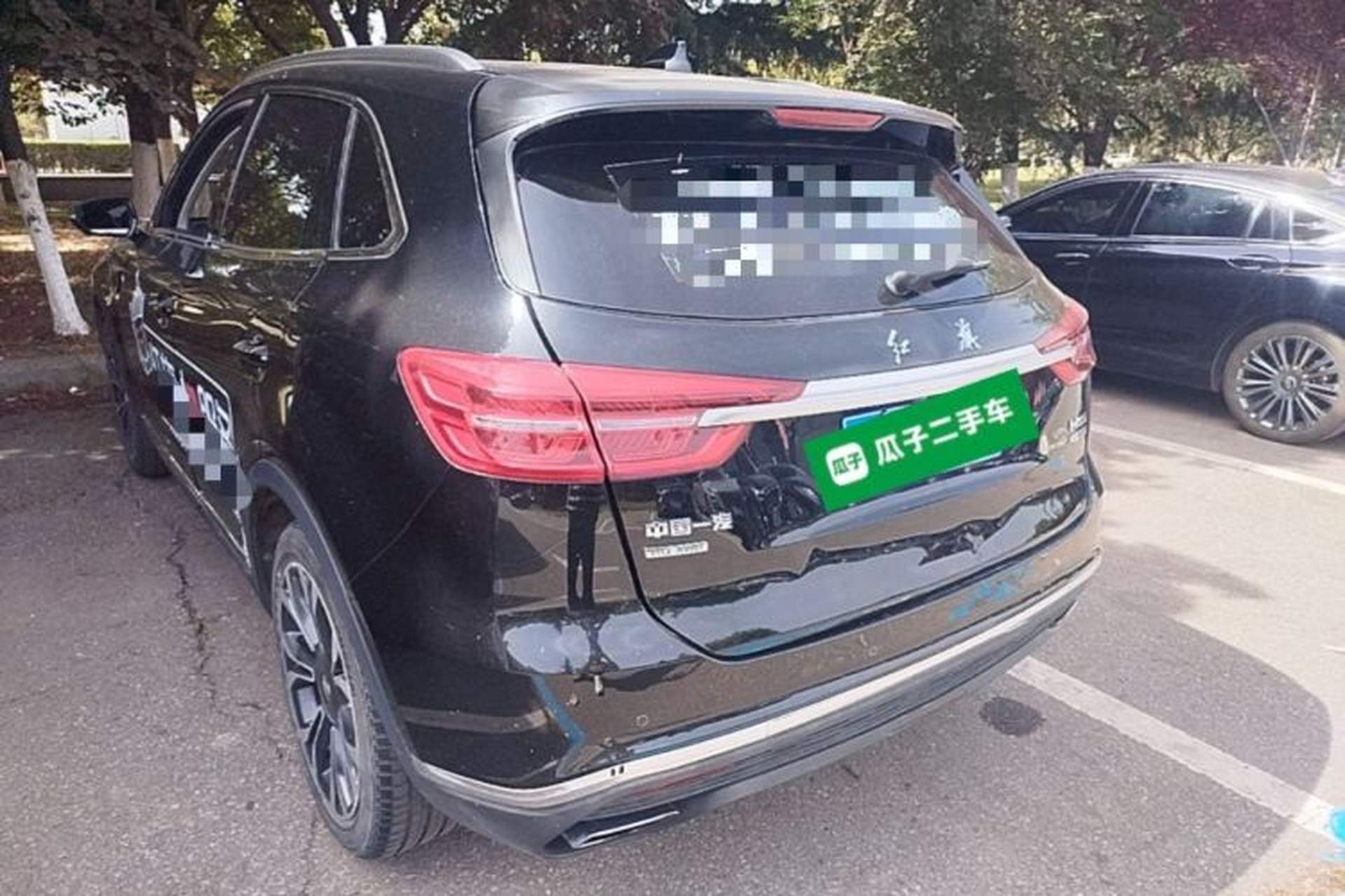 Used Hongqi HS5 2019 2.0T Smart Connect Flagship All-Wheel-Drive Version Rear Left 45 Deg