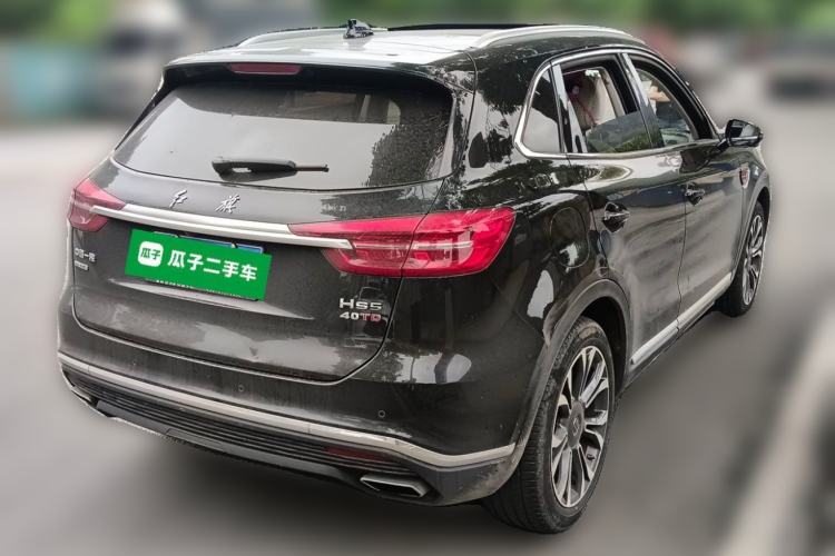 Used Hongqi HS5 2019 2.0T Smart Connect Flagship All-Wheel-Drive Version Rear Right 45 Deg