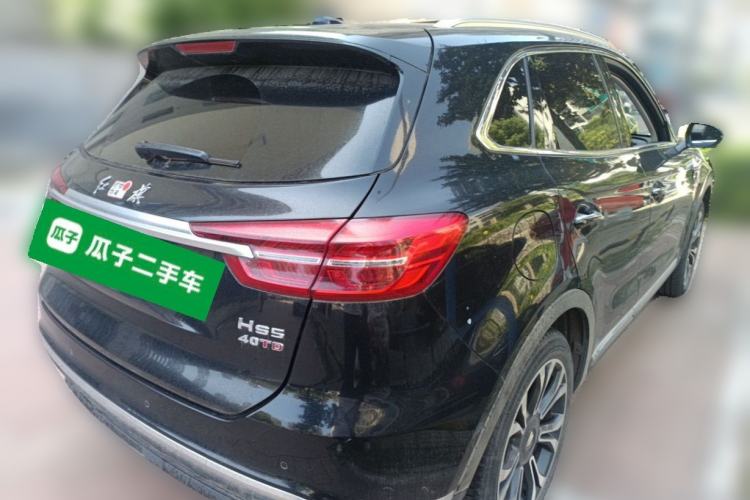 Used Hongqi HS5 2019 2.0T Smart Connect Flagship All-Wheel-Drive Version Rear Right 45 Deg