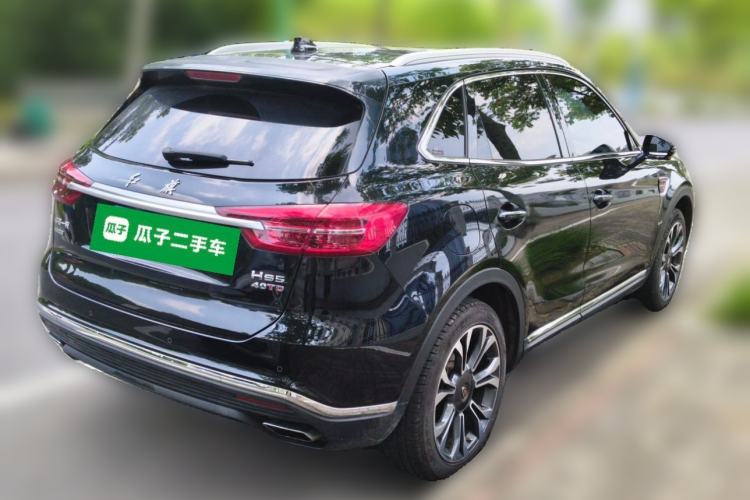 Used Hongqi HS5 2019 2.0T Smart Connect Flagship All-Wheel-Drive Version Rear Right 45 Deg