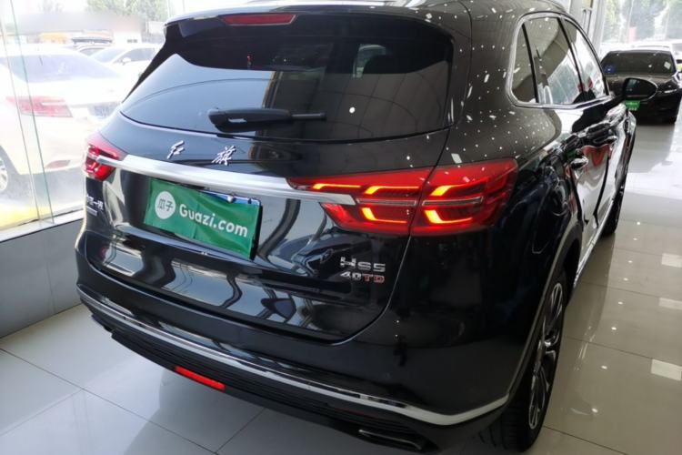 Used Hongqi HS5 2019 2.0T Smart Connect Flagship All-Wheel-Drive Version Rear Right 45 Deg