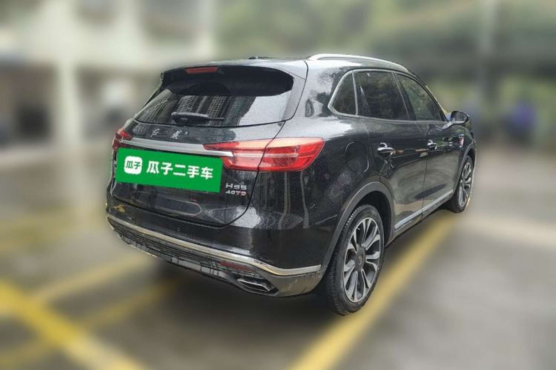 Used Hongqi HS5 2019 2.0T Smart Connect Flagship All-Wheel-Drive Version Rear Right 45 Deg