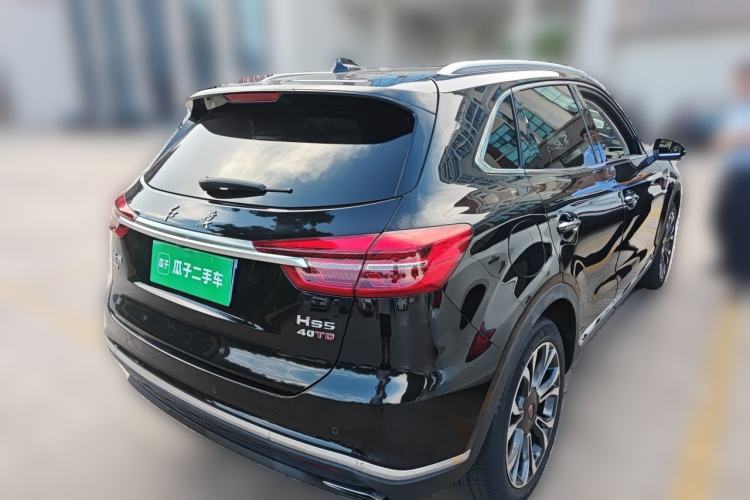 Used Hongqi HS5 2019 2.0T Smart Connect Flagship All-Wheel-Drive Version Rear Right 45 Deg