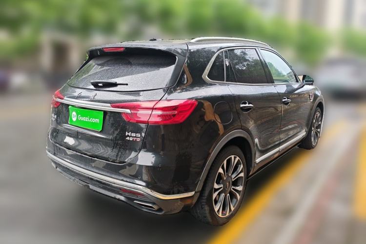 Used Hongqi HS5 2019 2.0T Smart Connect Flagship All-Wheel-Drive Version Rear Right 45 Deg