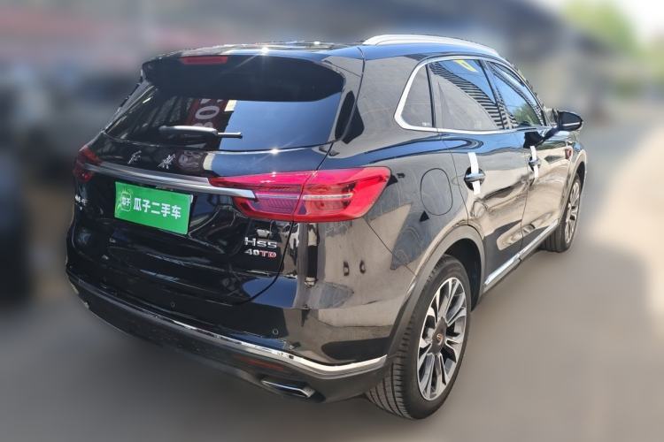 Used Hongqi HS5 2019 2.0T Smart Connect Flagship All-Wheel-Drive Version Rear Right 45 Deg