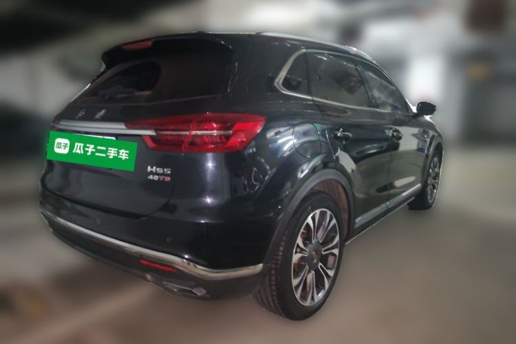 Used Hongqi HS5 2019 2.0T Smart Connect Flagship All-Wheel-Drive Version Rear Right 45 Deg
