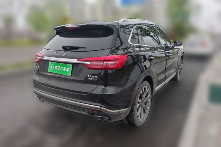 Used Hongqi HS5 2019 2.0T Smart Connect Flagship All-Wheel-Drive Version Rear Right 45 Deg
