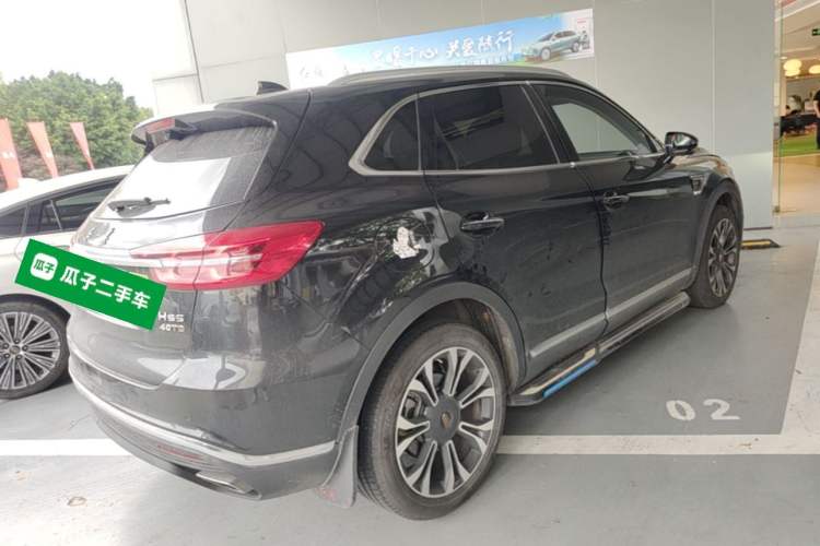 Used Hongqi HS5 2019 2.0T Smart Connect Flagship All-Wheel-Drive Version Rear Right 45 Deg
