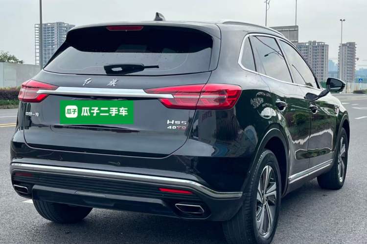 Used Hongqi HS5 2019 2.0T Smart Connect Flagship Edition Rear Right 45 Deg