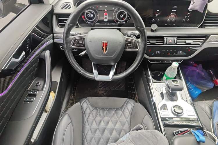 Used Hongqi HS5 2019 2.0T Smart Connect Flagship All-Wheel-Drive Version Steering Wheel